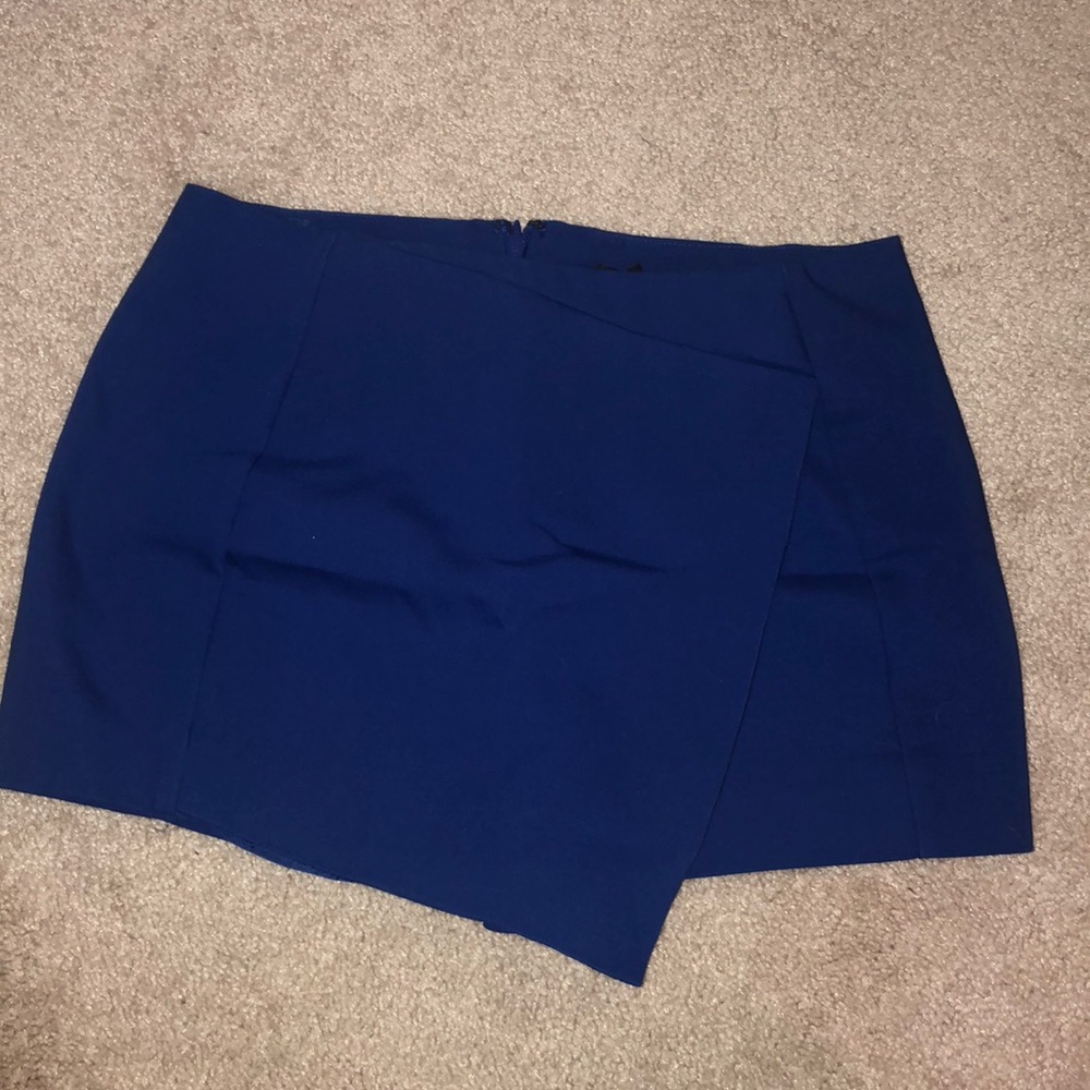 Royal blue dress skorts